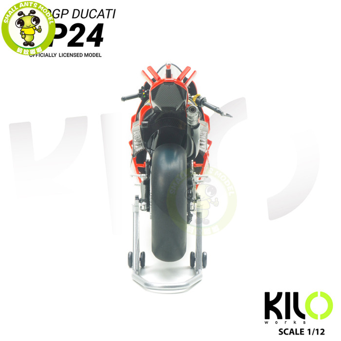 1/12 Kiloworks Pramac Ducati GP24 MOTOGP 2024 British GP Diecast Motorcycle Model Toys Gifts For Father Friends