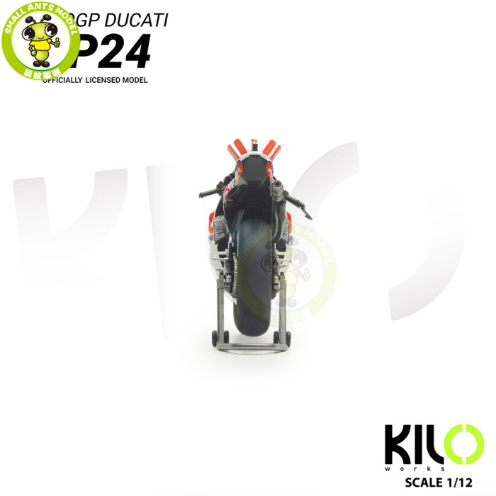 1/12 Kiloworks Pramac Ducati GP24 MOTOGP 2024 Catalan GP Diecast Motorcycle Model Toys Gifts For Father Friends