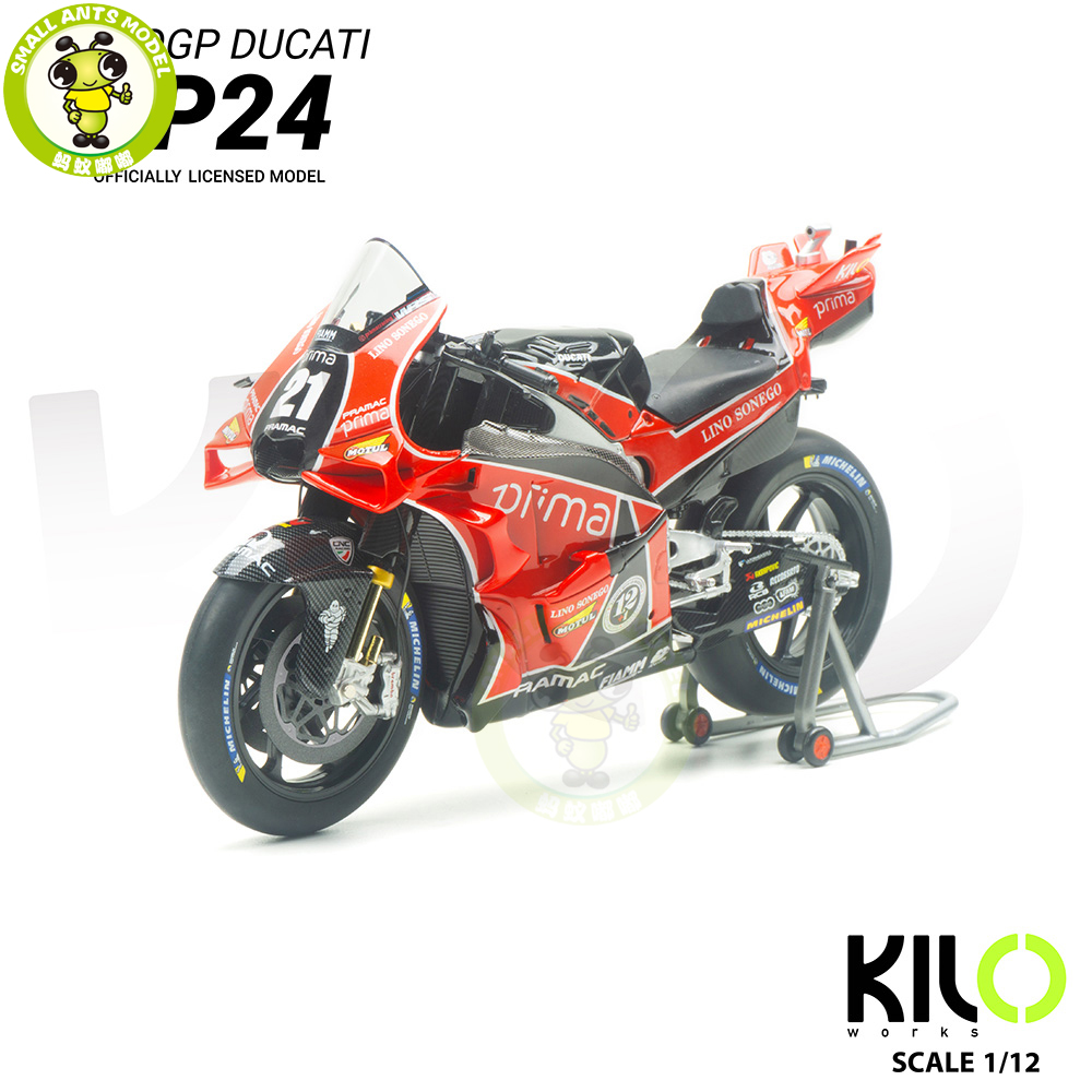 1/12 Kiloworks Pramac Ducati GP24 MOTOGP 2024 British GP Diecast