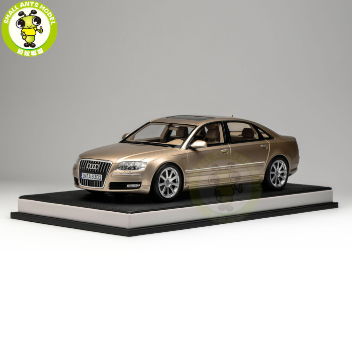 1/18 Motorhelix Audi A8 W12 2008 Resin Model Car Gifts For Friends Father