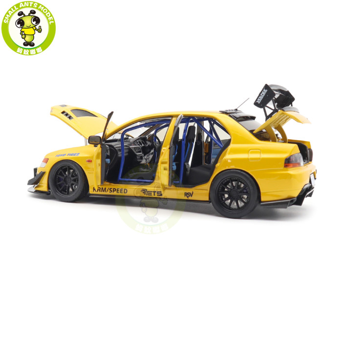 1/18 Mitsubishi Lancer EVO IX 9 MR FQ-360 JDM Super A  Diecast Model Toy Car Gifts For Father Friends