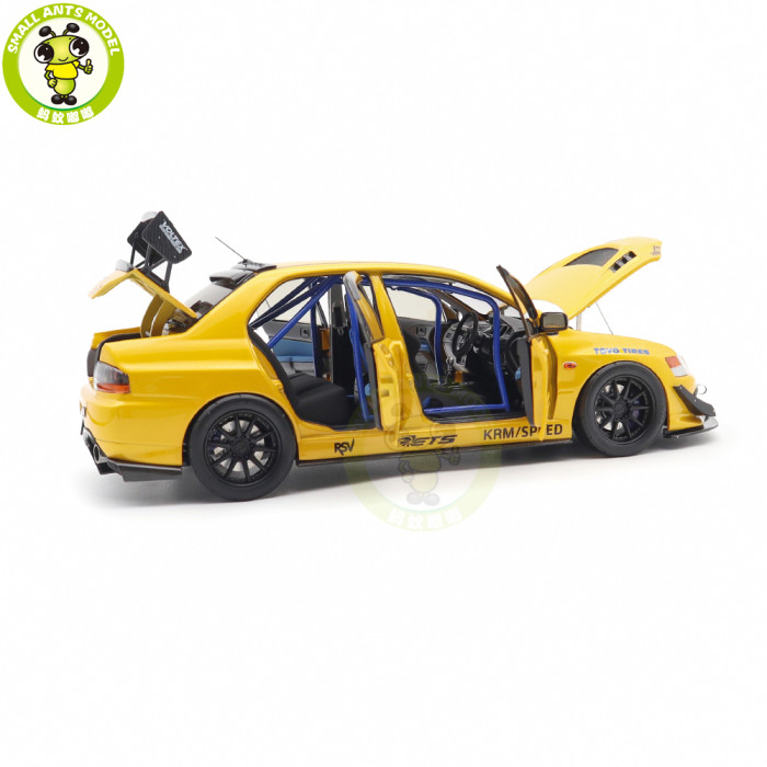 1/18 Mitsubishi Lancer EVO IX 9 MR FQ-360 JDM Super A  Diecast Model Toy Car Gifts For Father Friends