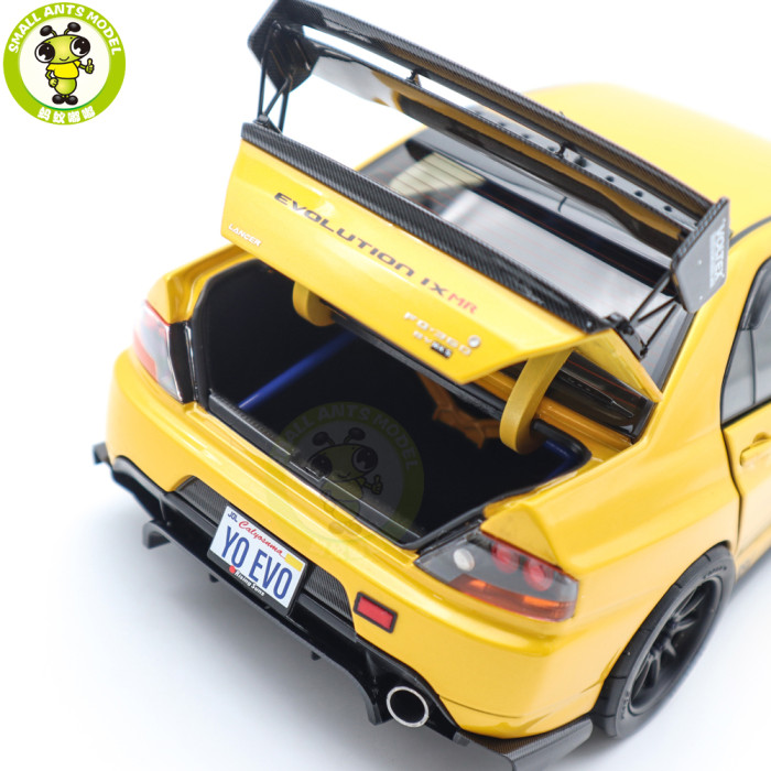 1/18 Mitsubishi Lancer EVO IX 9 MR FQ-360 JDM Super A  Diecast Model Toy Car Gifts For Father Friends