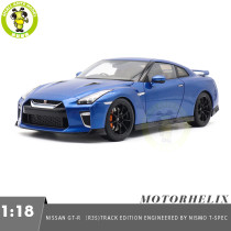 1/18 MOTORHELIX Nissan GT R GT-R R35 Track Edition Engineered By NISMO 2020 Diecast Model Toy Car Gifts For Father Friends