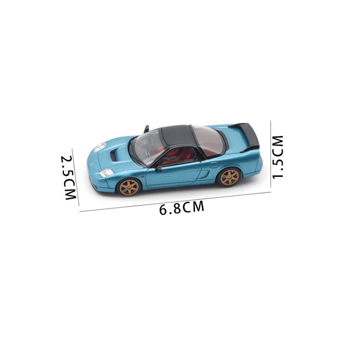 1/64 Motorhelix Honda NSX NSX-R NA2 Diecast Metal Model Toy Car Gifts For Friends Father