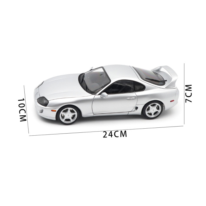 1/18 WHELART Toyota Supra A80 Diecast Model Car Gifts For Father Friends