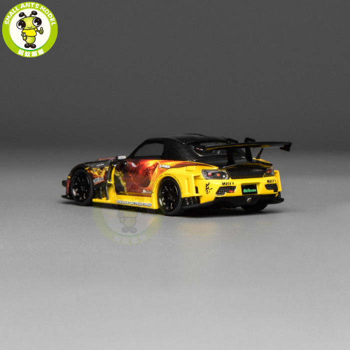 Preorder 1/64 MOTORHELIX Honda S2000 J's Racing Maou 2013 Diecast Model Toy Car Gifts For Father Friends