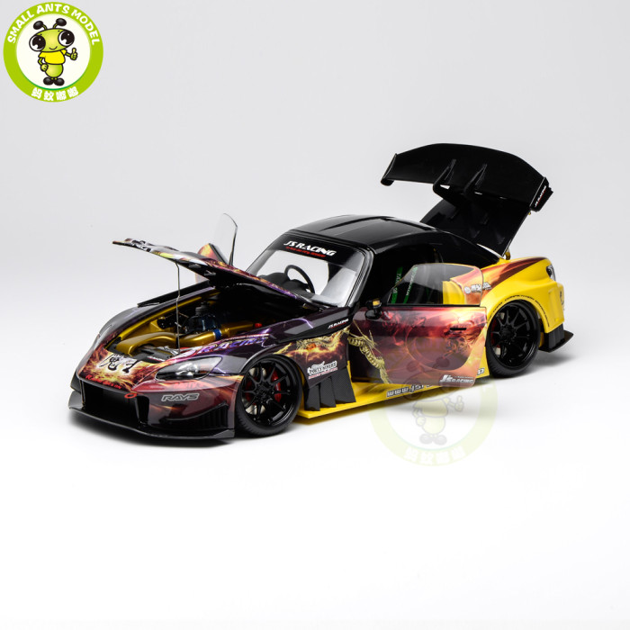 Preorder 1/18 MOTORHELIX Honda S2000 J's Racing Maou 2013 Diecast Model Toy Car Gifts For Father Friends
