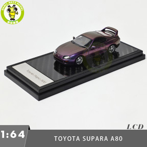Preorder 1/64 LCD Toyota Supra A80 Diecast Model Toy Car Gifts For Friends Father
