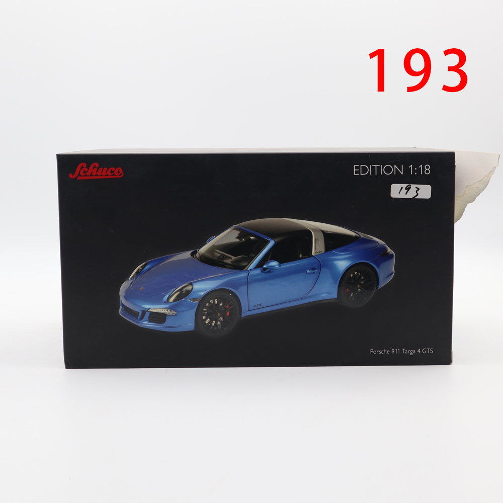1/18 Schuco Porsche 911 Carrera 4 GTS Targa Diecast Model Toys