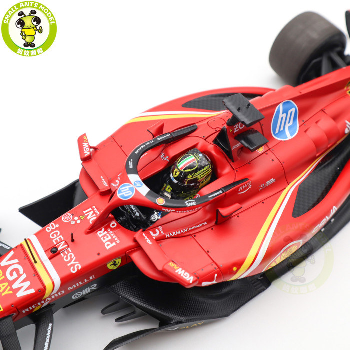 1/18 BBR 241816D Ferrari SF-24 Italian G.P. 2024 C.Leclerc Diecast Model Toys Car Gifts