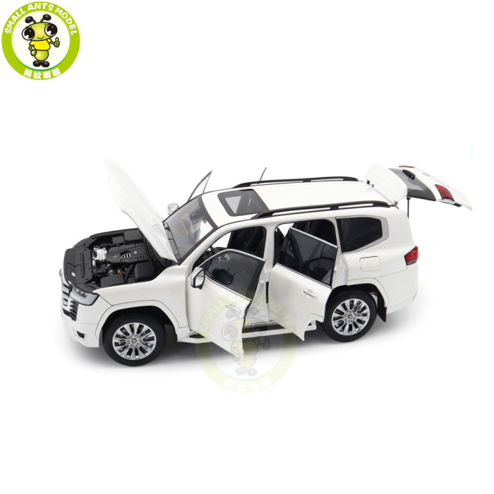 1/18 LCD TOYOTA LAND CRUISER 300 LC300 ZX Diecast Model Toy Car Gifts For Friends Father
