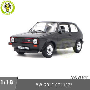 1/18 VW Volkswagen Golf GTI 1976 Norev 188487 Black Diecast Model Car Toys Boys Girls Gifts