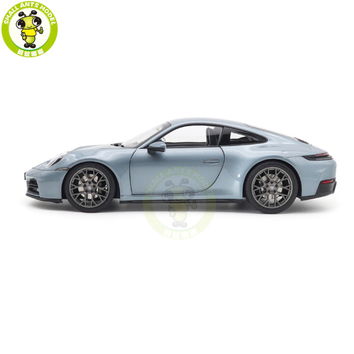 1/18 Porsche 911 Carrera 2024 Norev 187170 Polar Silver Metallic Diecast Model Toys Car Gifts For Friends Father
