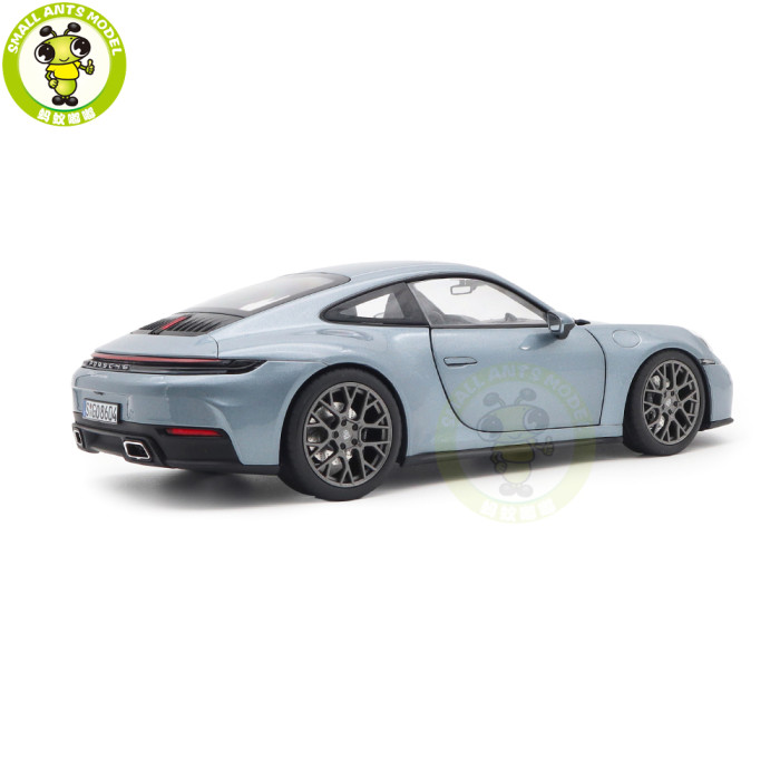 1/18 Porsche 911 Carrera 2024 Norev 187170 Polar Silver Metallic Diecast Model Toys Car Gifts For Friends Father