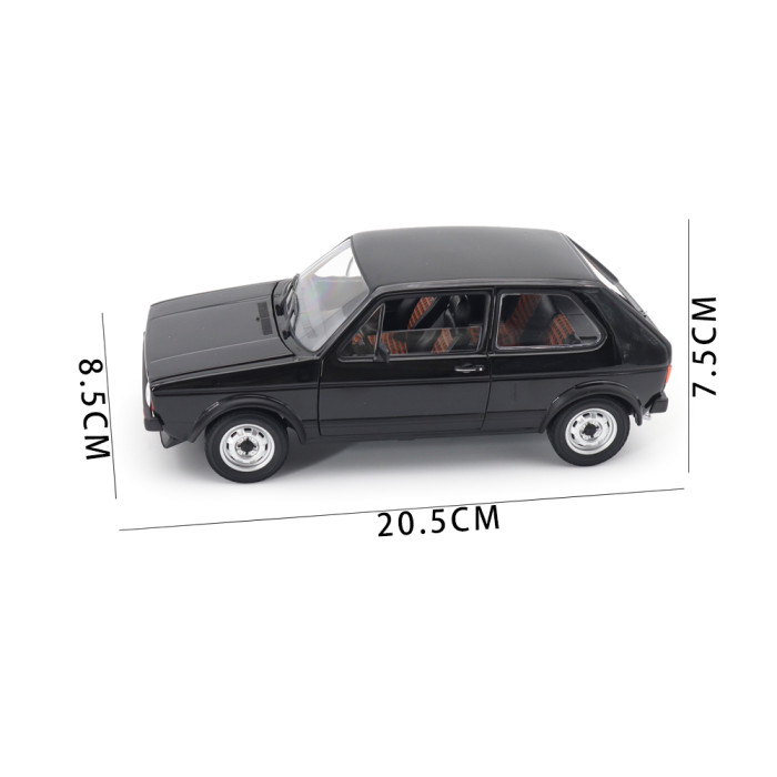 1/18 VW Volkswagen Golf GTI 1976 Norev 188487 Black Diecast Model Car Toys Boys Girls Gifts
