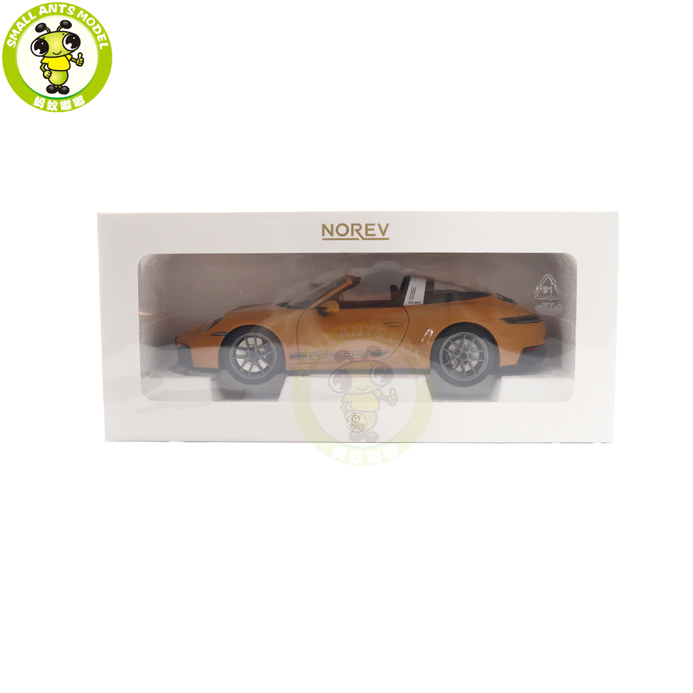 304-058 ノレブ 1/18 ポルシェ 911 Targa 2024 2024 Porsche 911 Targa, Bahama Yellow 1:18 Diecast Model Car by