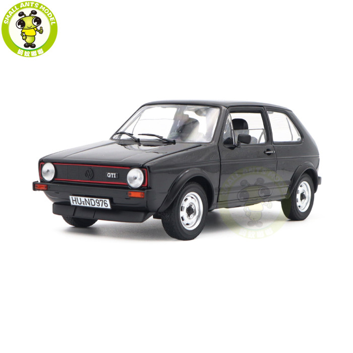1/18 VW Volkswagen Golf GTI 1976 Norev 188487 Black Diecast Model Car Toys Boys Girls Gifts