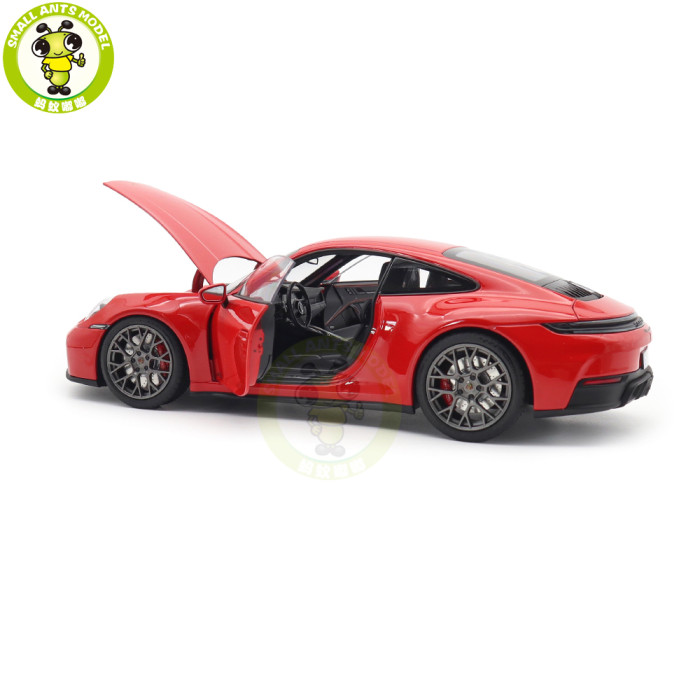 1/18 Porsche 911 Carrera 4 GTS 2024 Norev 187171 Guards Red Diecast Model Toys Car Gifts For Friends Father