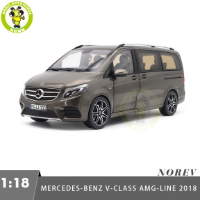 1/18 Mercedes Benz V Class AMG-Line 2018 Norev 183873 Diecast Model Toys Car Gifts For Father Friends