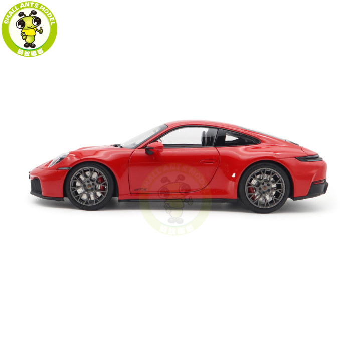 1/18 Porsche 911 Carrera 4 GTS 2024 Norev 187171 Guards Red Diecast Model Toys Car Gifts For Friends Father