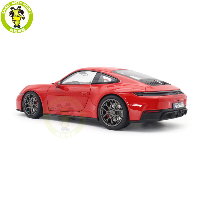 1/18 Porsche 911 Carrera 4 GTS 2024 Norev 187171 Guards Red Diecast Model Toys Car Gifts For Friends Father