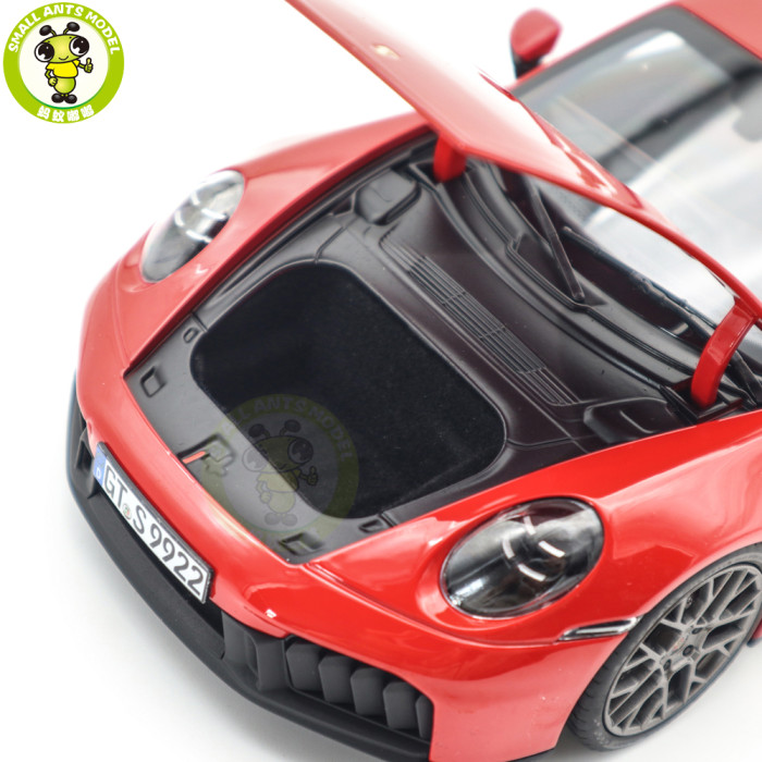 1/18 Porsche 911 Carrera 4 GTS 2024 Norev 187171 Guards Red Diecast Model Toys Car Gifts For Friends Father