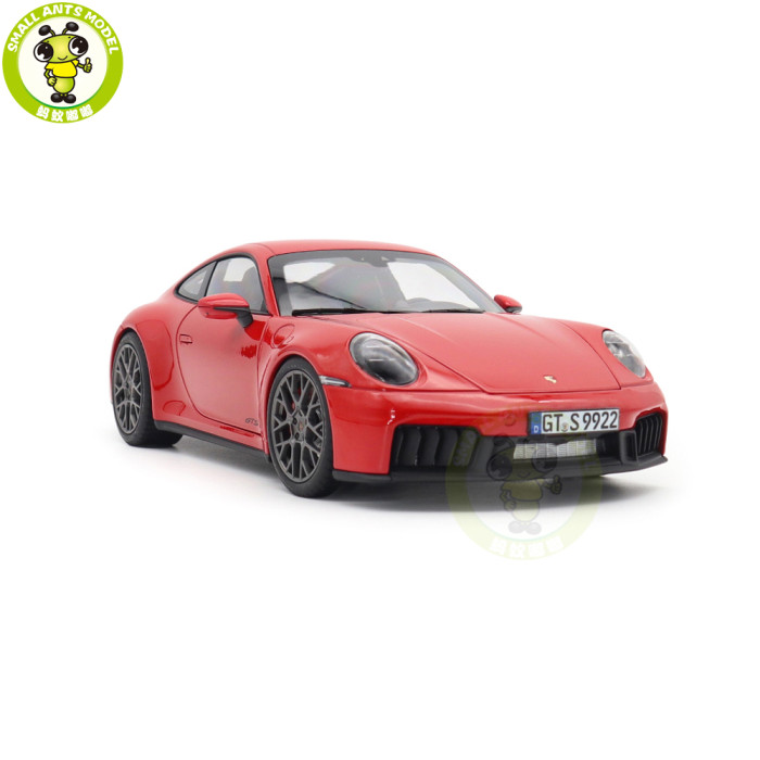 1/18 Porsche 911 Carrera 4 GTS 2024 Norev 187171 Guards Red Diecast Model Toys Car Gifts For Friends Father