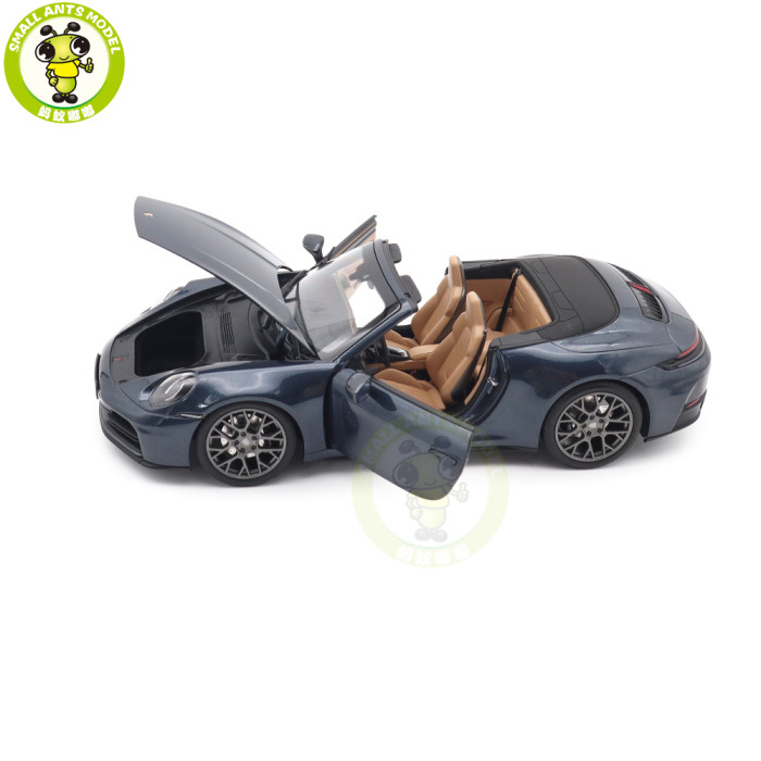 Porsche 911 Carrera 4S Cabriolet Bleu – Miniature 1/18 Norev – Occasion