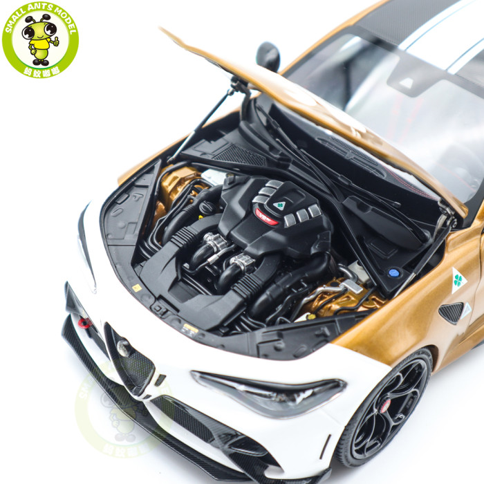 1/18 Alfa Romeo Giulia GTAm MOTORHELIX Diecast Model Toy Car Gifts For Father Friends