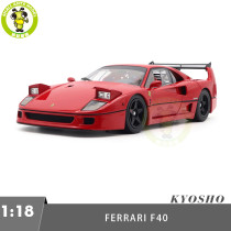 1/18 Ferrari F40 Kyosho 08416RLM Light Weight LM Wing Diecast Model Toy Cars Gifts For Father Friends