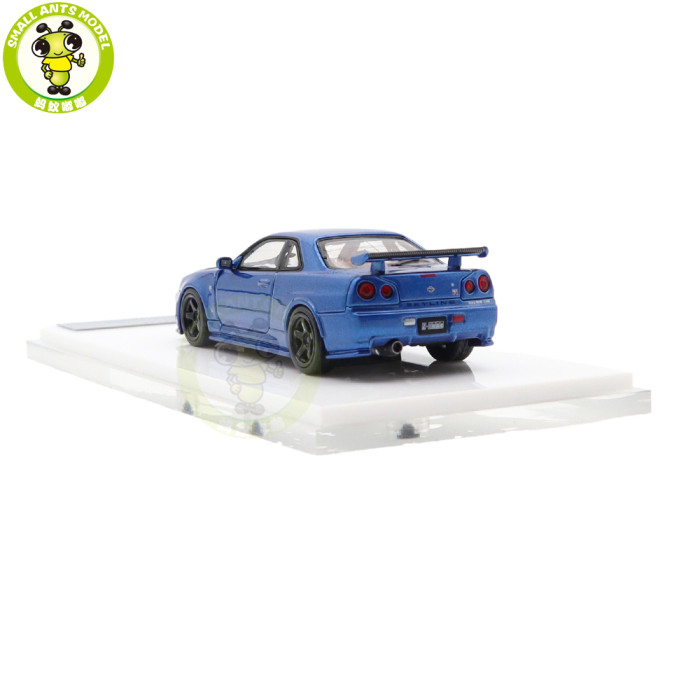 1/64 MOTORHELIX Nissan NISMO R34 GT-R Z-tune Diecast Model Toy Car Gifts For Father Friends