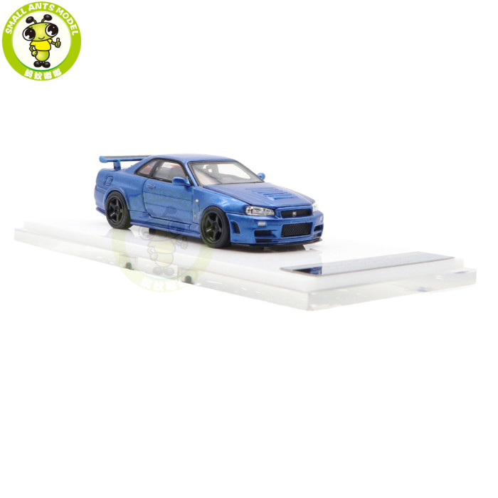 1/64 MOTORHELIX Nissan NISMO R34 GT-R Z-tune Diecast Model Toy Car Gifts For Father Friends