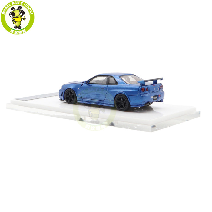 1/64 MOTORHELIX Nissan NISMO R34 GT-R Z-tune Diecast Model Toy Car Gifts For Father Friends