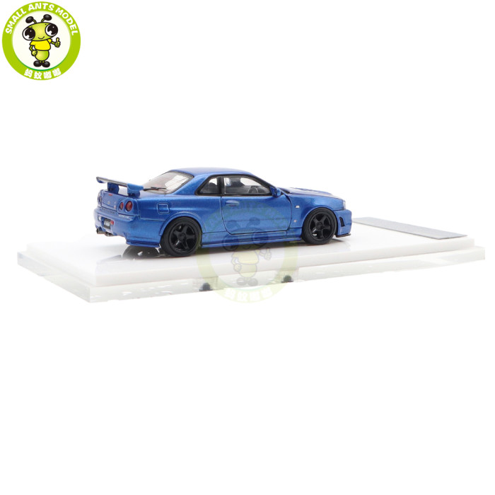 1/64 MOTORHELIX Nissan NISMO R34 GT-R Z-tune Diecast Model Toy Car Gifts For Father Friends