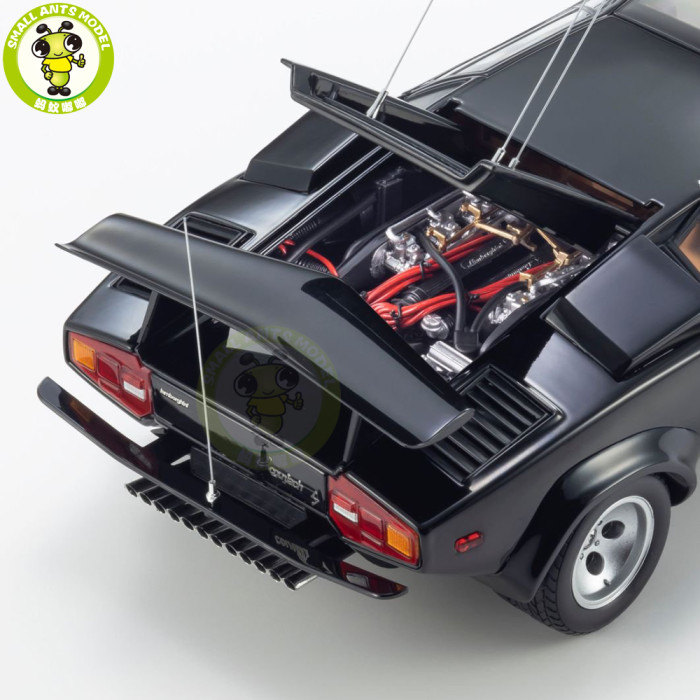 Preorder 1/18 Lamborghini Countach LP 400 S The Cannonball Run KYOSHO 08320BKCR Diecast Model Toy Cars Gifts For Father Friends