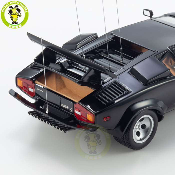 Preorder 1/18 Lamborghini Countach LP 400 S The Cannonball Run KYOSHO 08320BKCR Diecast Model Toy Cars Gifts For Father Friends