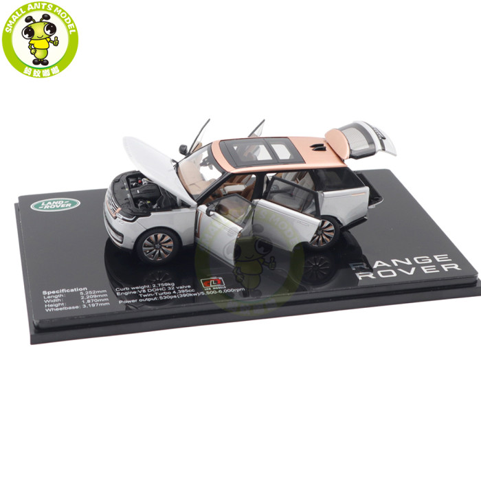 1/43 LCD Land Rover Range Rover 2022 SVA Diecast Model Toy Car Gifts For Friends Father