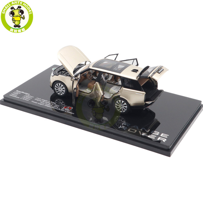 1/43 LCD Land Rover Range Rover 2022 SVA Diecast Model Toy Car Gifts For Friends Father