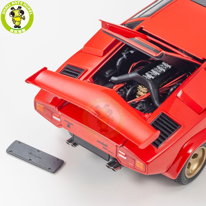 Preorder 1/18 Lamborghini Countach LP 400 S The Cannonball Run KYOSHO 08320BKCR Diecast Model Toy Cars Gifts For Father Friends