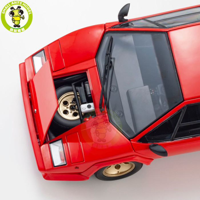 Preorder 1/18 Lamborghini Countach LP 400 S The Cannonball Run KYOSHO 08320BKCR Diecast Model Toy Cars Gifts For Father Friends