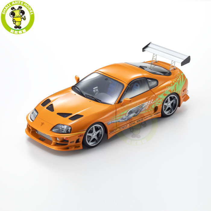 Preorder 1/18 Toyota Supra Turbo Fast & Furious KYOSHO 08975FF Diecast Model Toy Cars Gifts For Father Friends