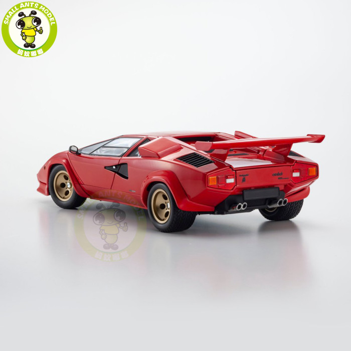 Preorder 1/18 Lamborghini Countach LP 400 S The Cannonball Run KYOSHO 08320BKCR Diecast Model Toy Cars Gifts For Father Friends