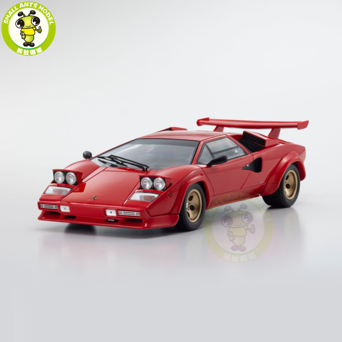 Preorder 1/18 Lamborghini Countach LP 400 S The Cannonball Run KYOSHO 08320BKCR Diecast Model Toy Cars Gifts For Father Friends