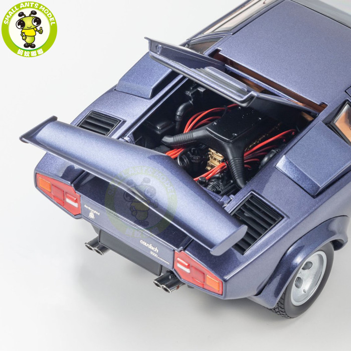 Preorder 1/18 Lamborghini Countach LP 400 S The Cannonball Run KYOSHO 08320BKCR Diecast Model Toy Cars Gifts For Father Friends