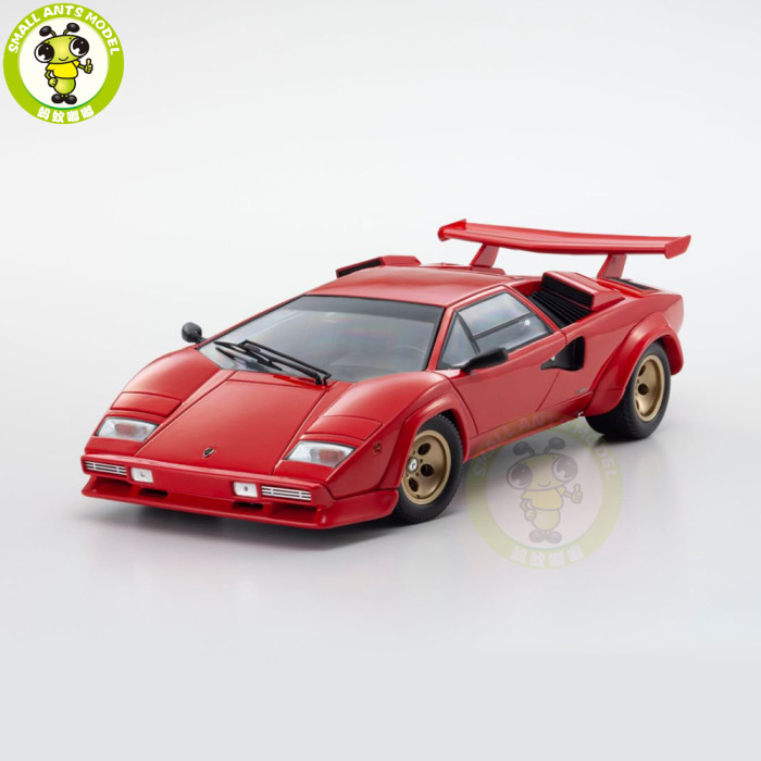 Preorder 1/18 Lamborghini Countach LP 400 S The Cannonball Run KYOSHO 08320BKCR Diecast Model Toy Cars Gifts For Father Friends