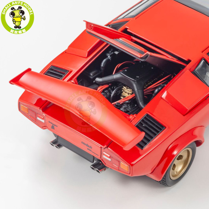 Preorder 1/18 Lamborghini Countach LP 400 S The Cannonball Run KYOSHO 08320BKCR Diecast Model Toy Cars Gifts For Father Friends