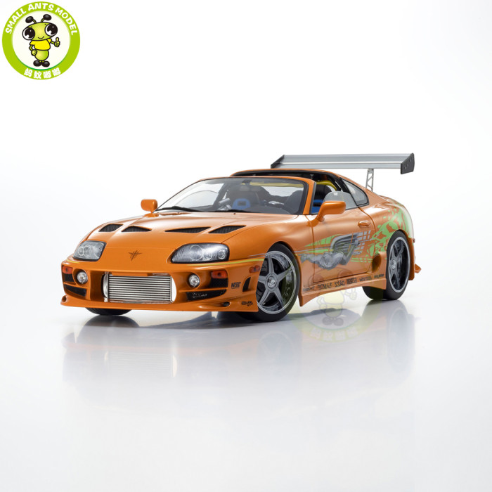Preorder 1/18 Toyota Supra Turbo Fast & Furious KYOSHO 08975FF Diecast Model Toy Cars Gifts For Father Friends