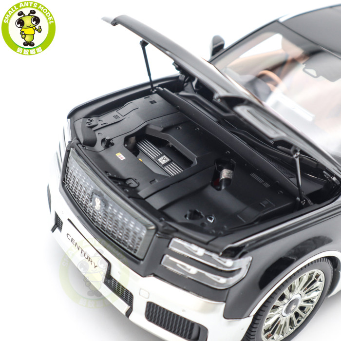 1/18 Toyota Century 2023 SUV Almost Real 870220 Black Silver RHD Diecast Model Car Gifts For Father Friends