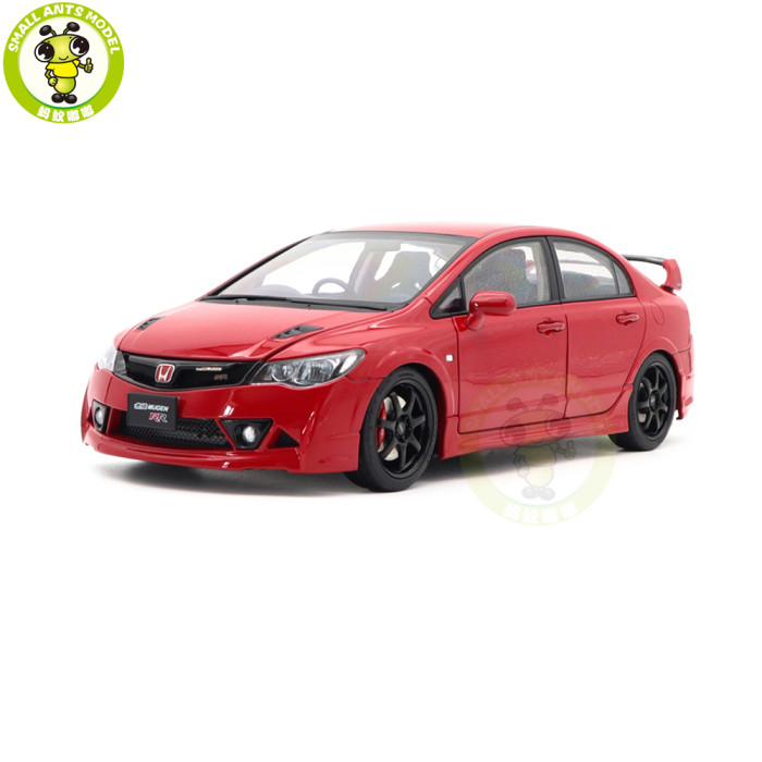1/18 MOTORHELIX Honda CIVIC Type R FD2 MUGEN RR Diecast Model Toy Car Gifts For Father Friends
